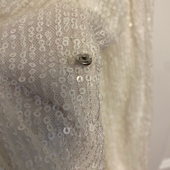 Lulu’s Sparkly Darling Sequin Wrap Dress - Picture 8 of 10